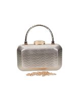 bolso con asa en color oro miss sv2408f-6 uni