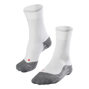 Falke RU4 Calcetines Deporte Hombres-Blanco,Gris
