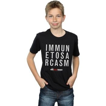 The Big Bang Theory Tops y Camisetas Immune To Sarcasm para niño