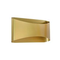 exo lighting - aplique de pared cooper  ip20 led smd 9w  3000k amarillo