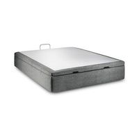 base de cama con almacenaje plegable tribu  cement  200 x 190 cm