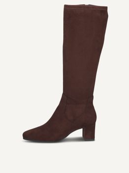 CAPRICE Boots, brown, made of Textiles with Block heel, Size 39