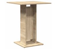 vidaxl mesa de bistro contrachapada color roble sonoma 60x60x75 cm