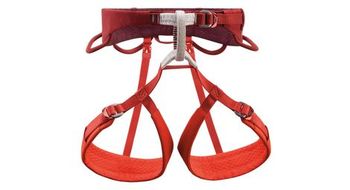 Petzl adjama arnes de escalada rojo
