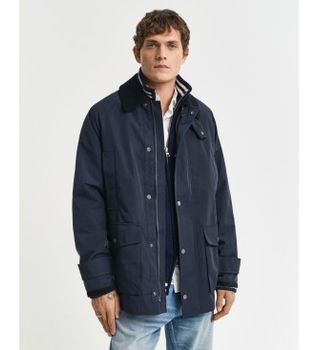 Gant para hombre. 7006498 Chaqueta primaveral de capas marino (M), Casual, Poliéster Reciclado, Sostenible