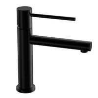 kibath grifo de lavabo monomando zuni acabado negro mate fabricado en laton