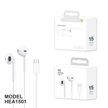 Auriculares con cable Tipo-C