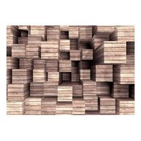 papel pintado 3d - wooden finesse 300x210 cm
