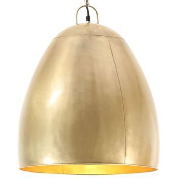 Lámpara Colgante Industrial Redonda 25 W Latón 42 Cm E27 Vidaxl