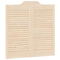 puertas batientes natural 80 x 40 cm madera de pino maciza vidaxl