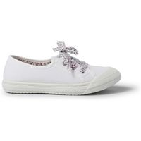pisamonas zapatillas zapatillas tela punta goma cordones para nina