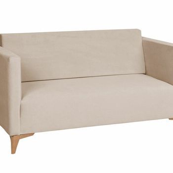 Sofá Virmore 101, Función De Descanso, Caja De Ropa De Cama, De Color Marrón Claro, Tapiz