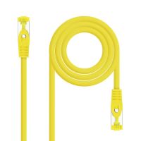 cable de red latiguillo nanocable rj45 lszh cat6a sftp awg26 amarillo 30 cm