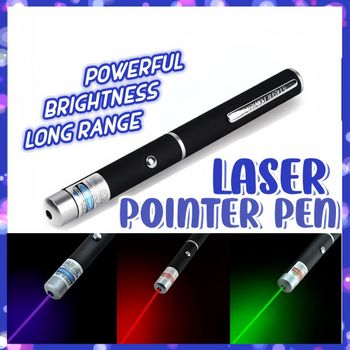 Mini Puntero Láser LED Portátil Verde y Rojo (No Incluye Baterías) Lápiz Láser Juguete Interactivo para Gatos