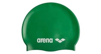 Gorro de  p natacion  p arena classic  p silicone  p verde
