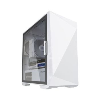 Caja Zalman Z1 Iceberg Micro-atx 3xvent 120mm 2xusb 3.0 Blanco Sin Fuente