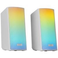 mars gaming msrgb2 altavoces compactos bluetooth 53 rgb dsp frontal 15w blanco
