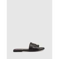 kamome sandalias sandalia maro negro para mujer