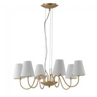 lampara de arana canto 6 luces