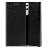 cool funda flip cover liso negro para samsung galaxy s21 ultra
