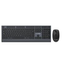 owlotech mk700 combo teclado y raton low profile inalambrico dark grey