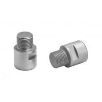 ergotec juego extension eje de pedal izquierdoderecho inoxidable plata