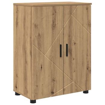 Gabinete De Baño Roble Artisan 60 X 35 X 80 Cm Vidaxl