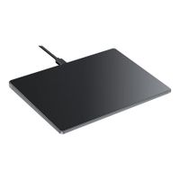 jomaa raton con panel tactil con cable de aluminio ultradelgado con boton silencioso trackpad multitactil con cable usb-c para pcportatilescritorio