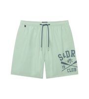 superdry para hombre m3010265a banador printed logo 16 verde l beachwear poliester reciclado