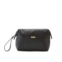 beach cosmetic bag black