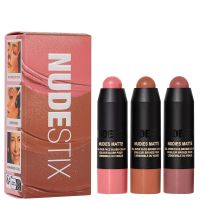 nudestix sunkissed blush  bronze 3-piece mini nudie kit