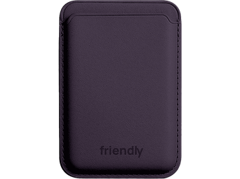 Tarjetero para móvil - Friendly License FRTAR002, Universal, Imán Magsafe, Rojo Mora