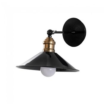 Aplique de pared harvey 24 negro