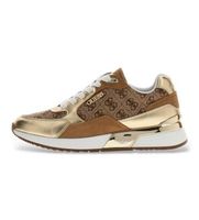 guess para mujer fljm19fal12 zapatillas moxea marron 36 plano cordones casual poliester