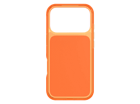 funda movil - cellularline cube mag para apple iphone 17 pro magsafe naranja