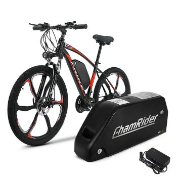 [EU Direct] Chamrider Polly 7 52V 25Ah 1300Wh Batería de bicicleta eléctrica de tubo inferior - Alimentada por celdas Li