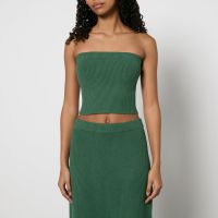 by malene birger giovania ribbed-knit bandeau - l
