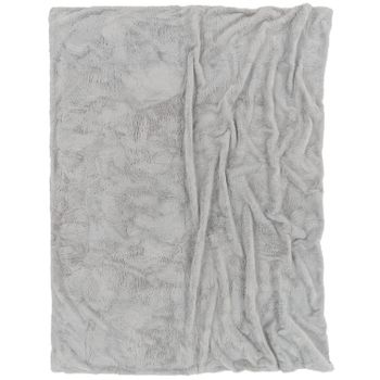 Manta suave Solina gris  200x240 cm