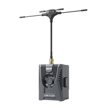GEPRC LINKFLOW Módulo TX de 1W de alta potencia dual banda 2.4GHz/915MHz con puerto UART y antena SMA para drones de car
