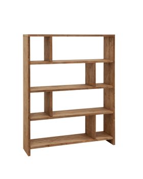 Estanteria de madera de abeto roble oscuro 180x140cm