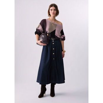 Liu Jo Falda Falda larga en denim para mujer