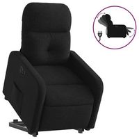 sillon de salon  silla  sillon electrico reclinable elevable de tela negro