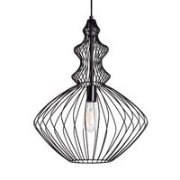 lampara colgante metal kelsie ii negro