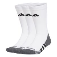 adidas performance cushioned crew calcetines para correr unisex - blanco negro
