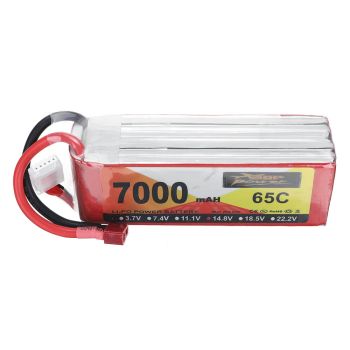 Batería LiPo ZOP Power 14.8V 7000mAh 65C 4S con conector T para coche RC