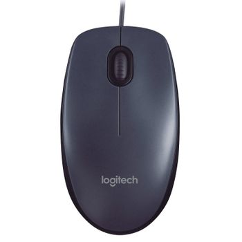 Logitech M90 Ratón Óptico 1000DPI