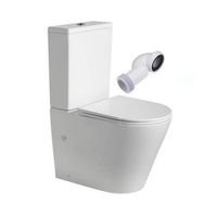 inodoro completo redondo  blanco brillo  inodoro tanque bajo con cisterna y asiento extrafino
