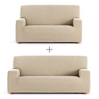 pack de funda elastica sofa 3  2 troya crudo