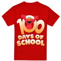 sesame street camiseta 100 days of school para mujer
