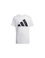 camiseta adidas big logo infantil blanconegro
